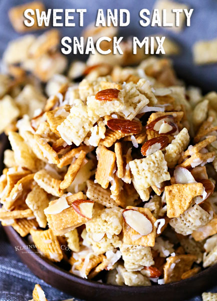 Sweet and Salty Snack Mix - The Happier Homemaker