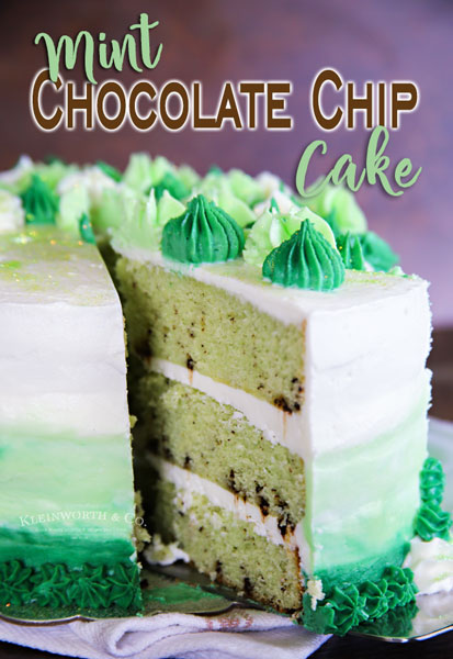 Mint Chocolate Chip Cake - Taste of the Frontier