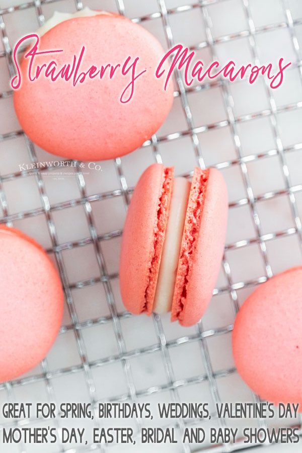 Strawberry Macarons  Which baking mat is BEST to use? 