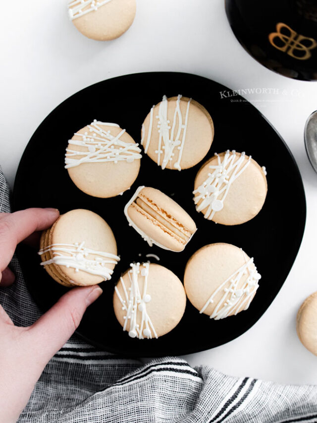 Easy Irish Cream Macarons