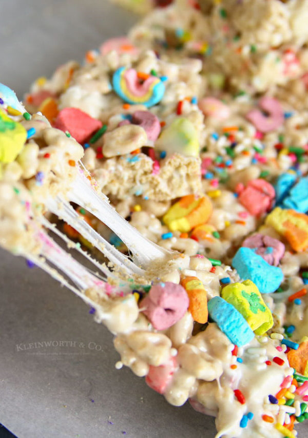 lucky charms rice crispy treats