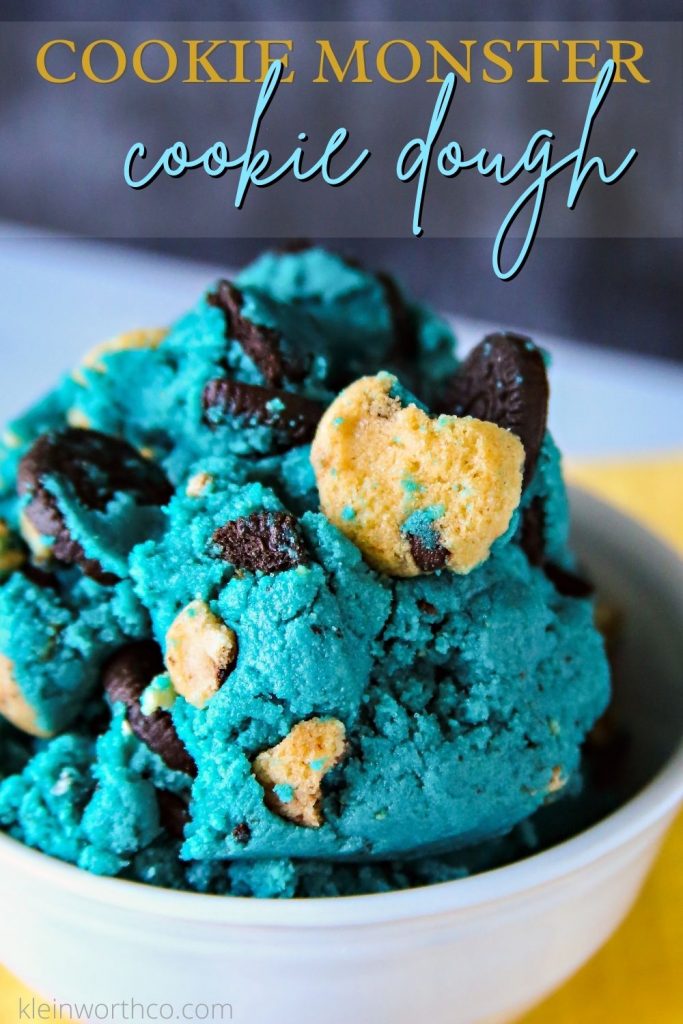 Cookie Monster Cookie Dough Recipe