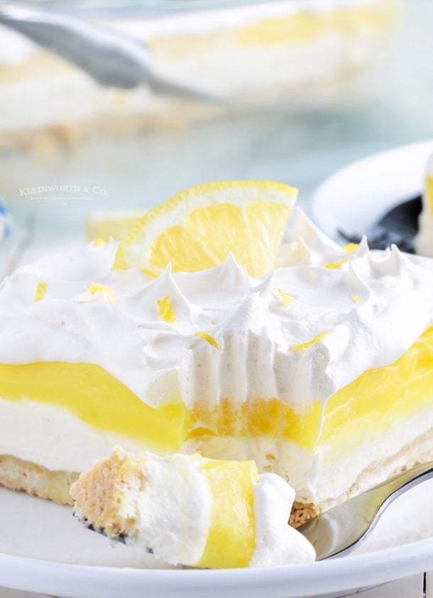 Lemon Lush Dessert - Taste of the Frontier