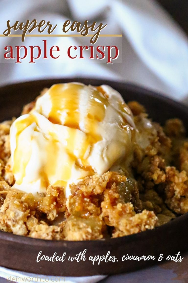 Easy Apple Crisp Recipe - Taste of the Frontier