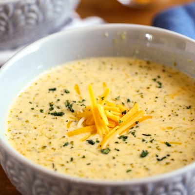 Instant Pot Broccoli Cheddar Soup - Taste of the Frontier