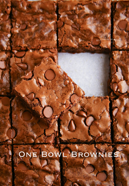 Chewy Brownies Recipe (Made in one bowl!)