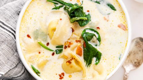 Instant pot creamy chicken tortellini soup hot sale