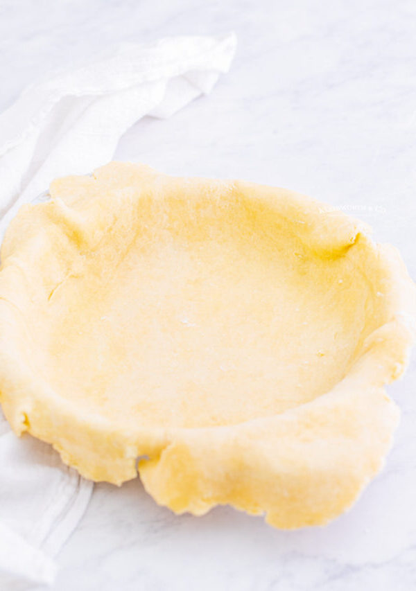 pie crust - in the pan