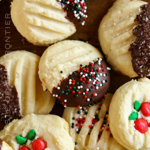 Whipped Shortbread Cookies - Taste of the Frontier