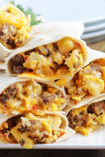 Breakfast Burritos - Yummi Haus