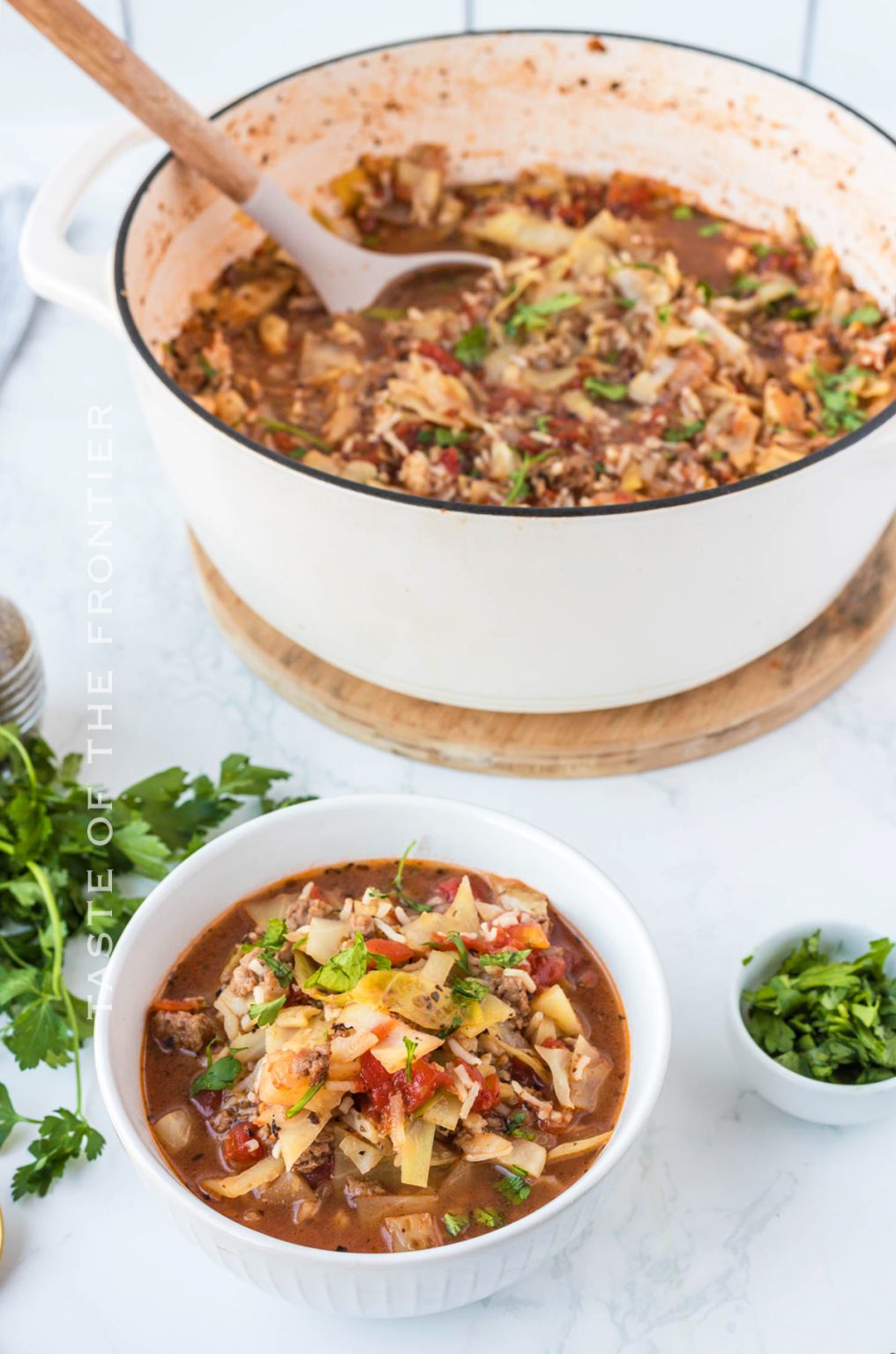 Cabbage Roll Soup - Taste of the Frontier