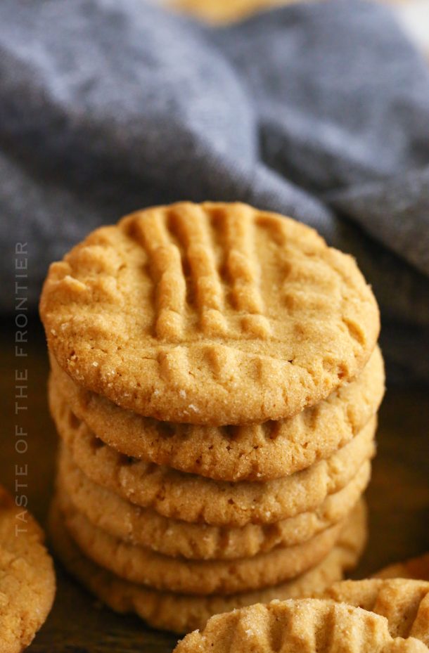 Classic Peanut Butter Cookies - Taste of the Frontier