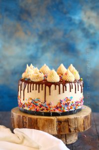 Chocolate Ganache Drip Cake - Yummi Haus