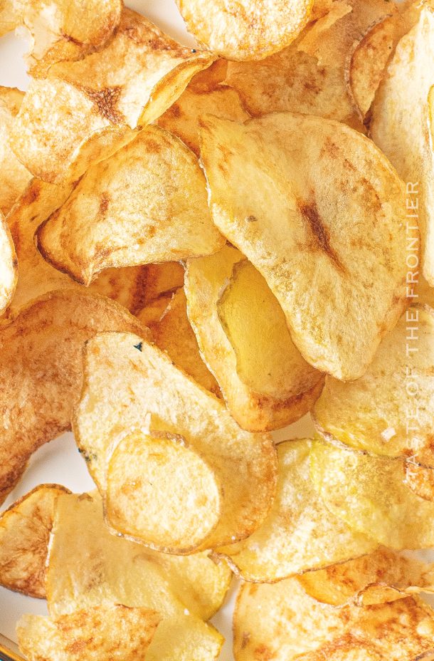 Air Fryer Potato Chips - Taste of the Frontier