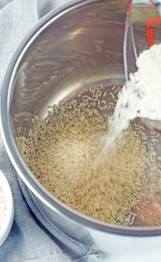 Instant Pot White Rice - Taste of the Frontier