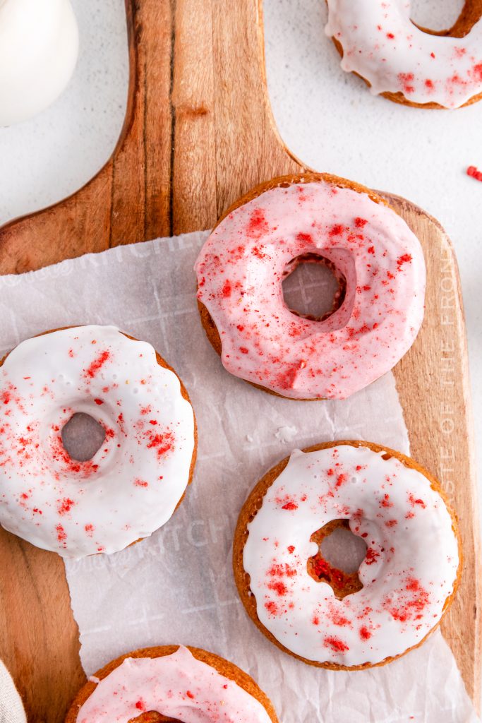 Strawberry Donuts - Taste of the Frontier