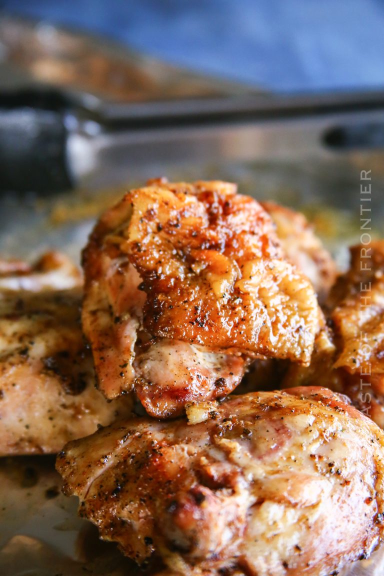 Smoked Chicken Thighs - Yummi Haus