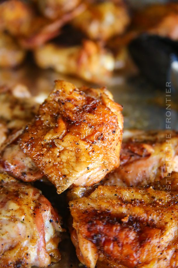 Traeger Smoked Chicken Thighs - Taste Of The Frontier