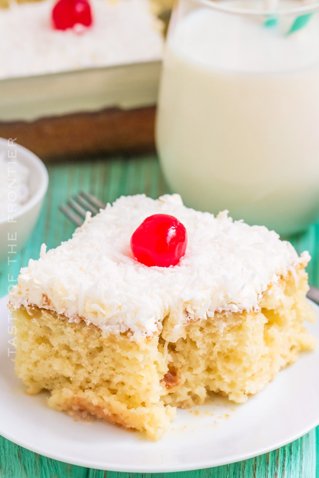 Coconut Poke Cake Taste of the Frontier