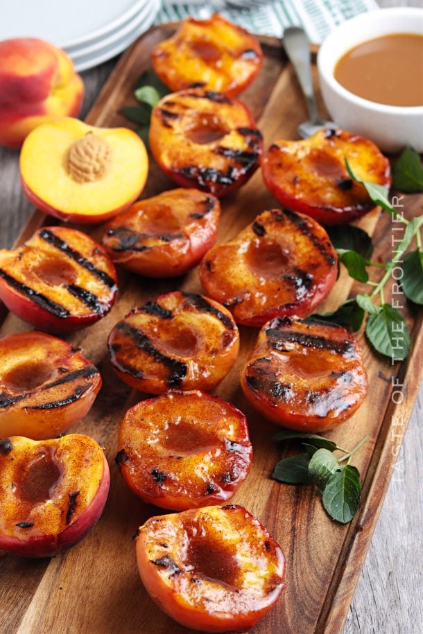 Grilled Peaches - Taste of the Frontier