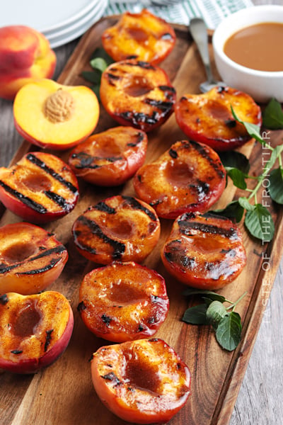 Grilled Peaches - Yummi Haus