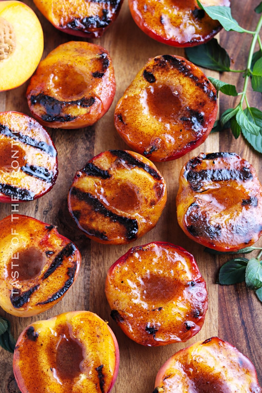 Grilled Peaches - Taste Of The Frontier