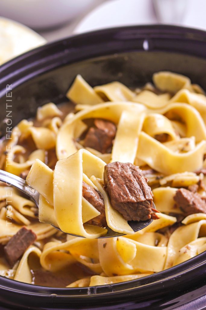 Beef and Noodles Recipe - Taste of the Frontier