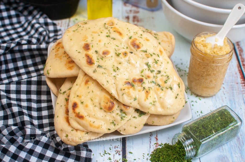 Garlic Butter Naan - Yummi Haus