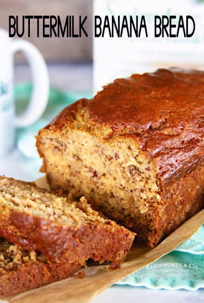 Buttermilk Banana Bread - Taste Of The Frontier