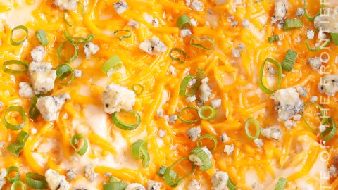 Buffalo Chicken Crockpot Dip - Three Olives Branch