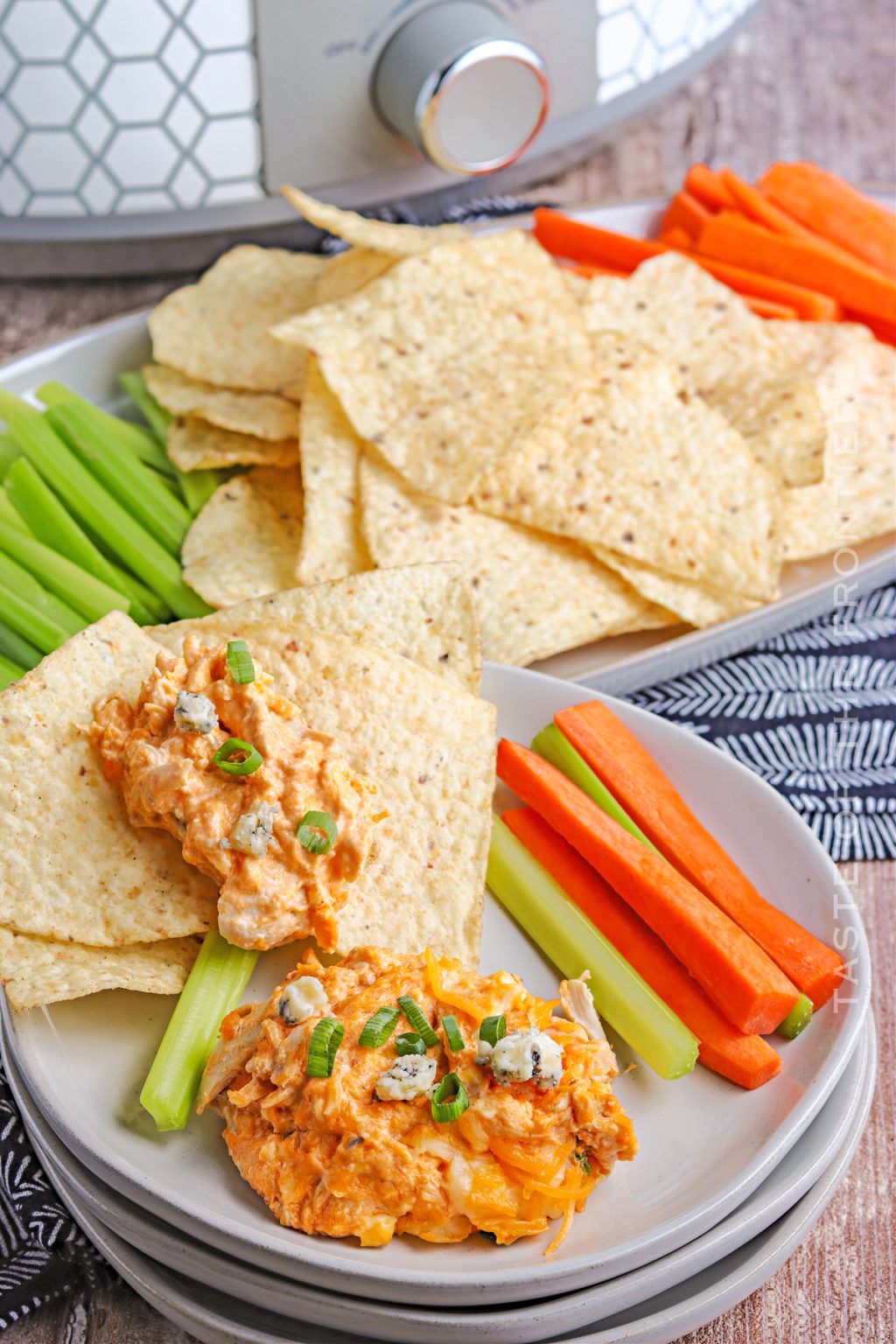 Slow Cooker Buffalo Chicken Dip Yummi Haus 3979