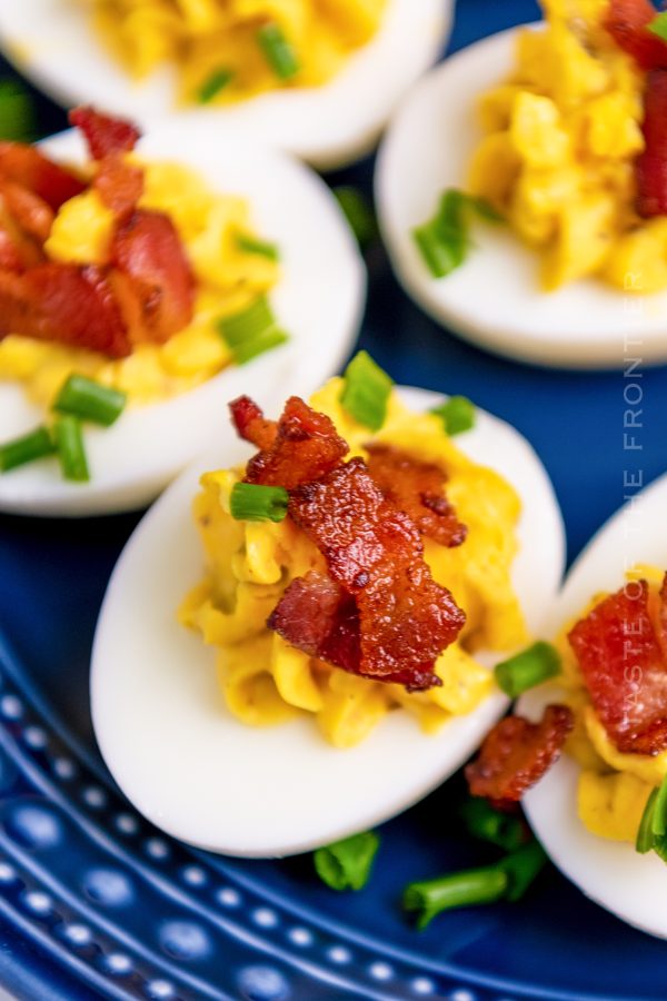 Bacon Deviled Eggs - Taste Of The Frontier