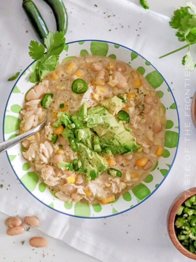 Fast Instant Pot White Chicken Chili