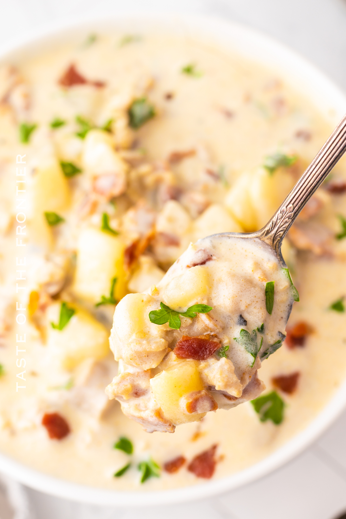 New England Clam Chowder - Taste of the Frontier