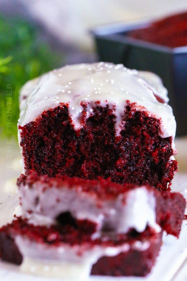 Chocolate Chip Red Velvet Mini Loaves - Yummi Haus