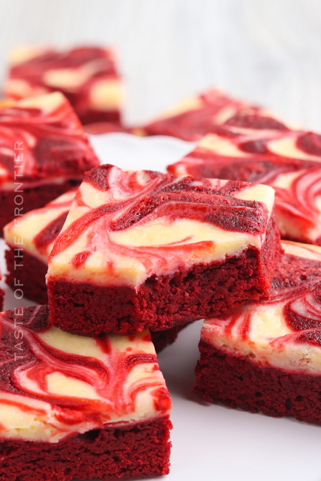 Red Velvet Cream Cheese Brownies Taste of the Frontier