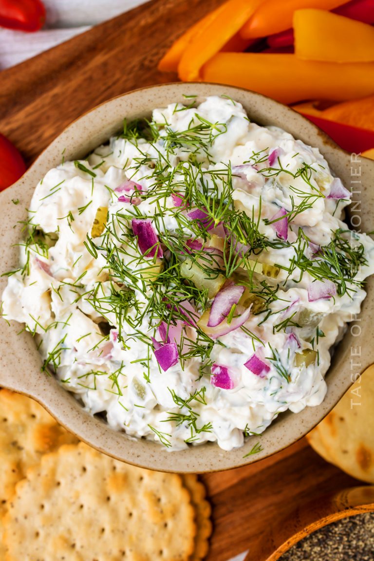 Dill Pickle Dip - Taste of the Frontier