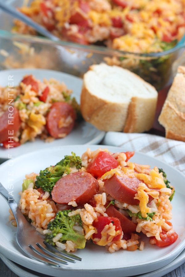Sausage and Rice Casserole - Taste of the Frontier