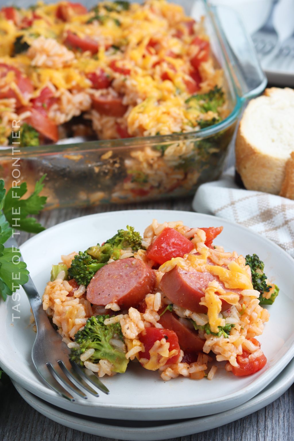 Sausage and Rice Casserole - Taste of the Frontier