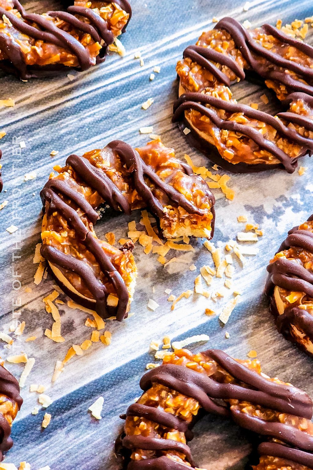 Samoa Cookies Copycat Girl Scout Recipe Taste Of The Frontier