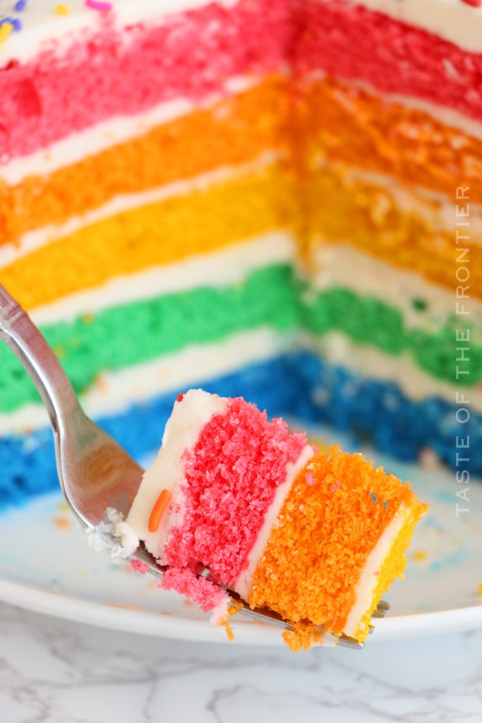 Rainbow Cake - Yummi Haus