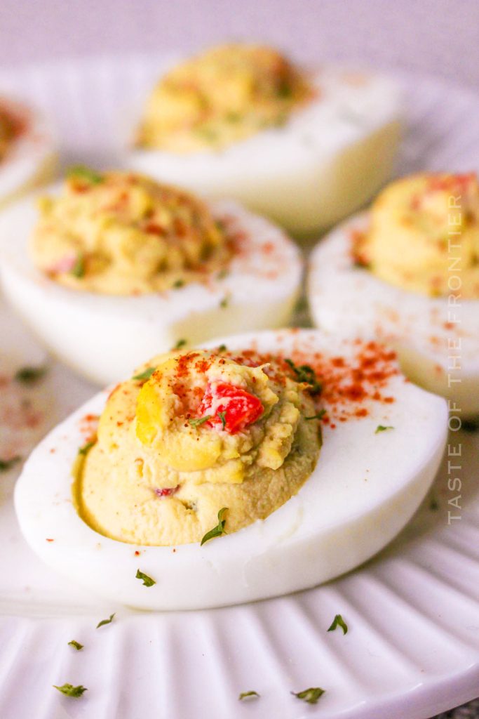 Easy Deviled Eggs Recipe - Taste of the Frontier