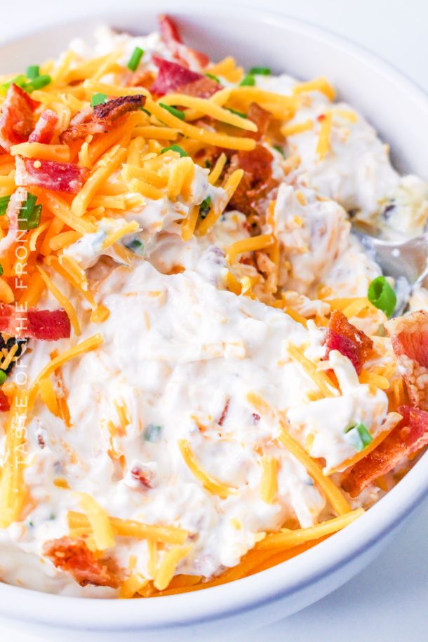 The Best Loaded Baked Potato Dip - Yummi Haus