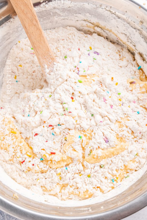 Colorful Confetti Sprinkle Cupcakes - Yummi Haus