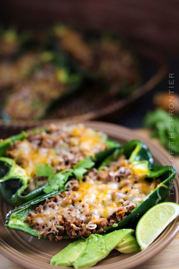 Stuffed Poblano Peppers - Taste of the Frontier