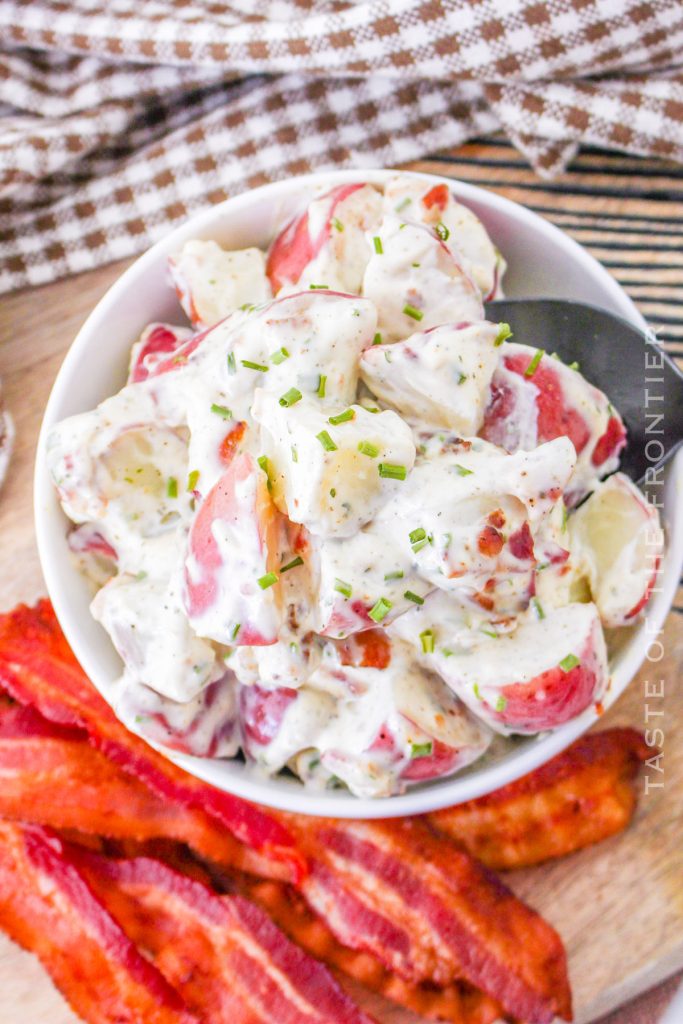 Bacon Ranch Potato Salad - Taste of the Frontier