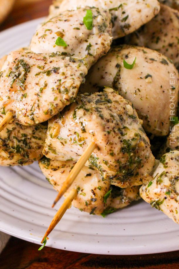 Oven Chicken Kabobs Yummi Haus   Oven Chicken Kabobs Recipe 610x915 