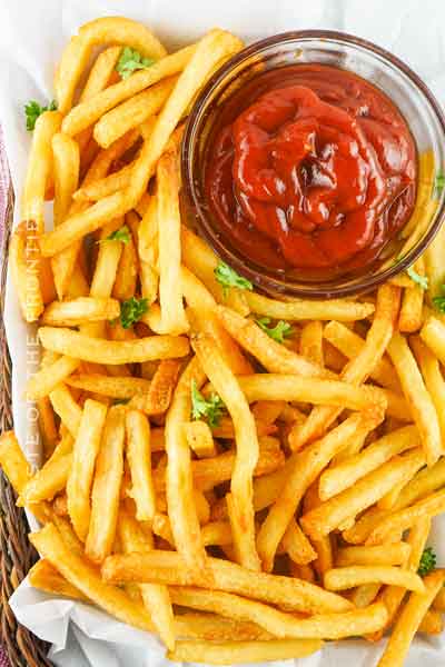 Air Fryer Frozen French Fries - Taste of the Frontier