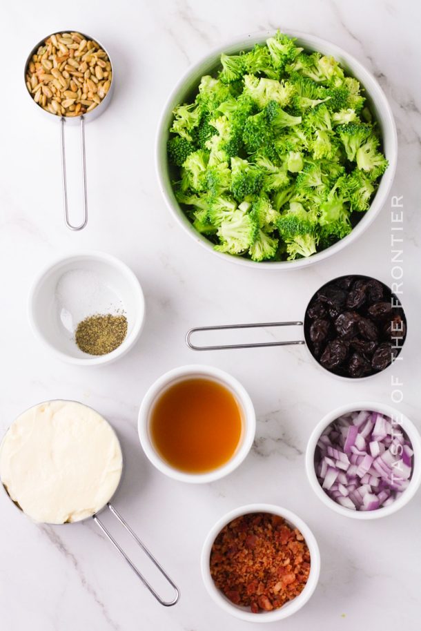 Broccoli Salad Recipe with Dried Cherries - Yummi Haus