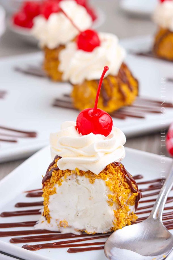 Easy Fried Ice Cream Recipe Taste of the Frontier